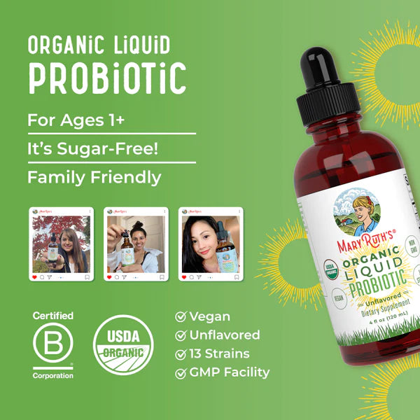 MaryRuth's Organic Liquid Probiotic 4 oz