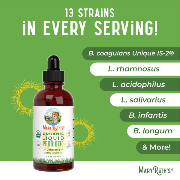 MaryRuth's Organic Liquid Probiotic 4 oz