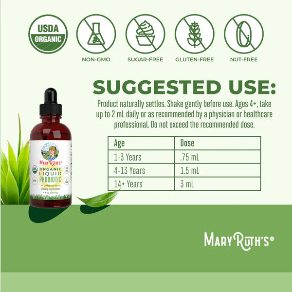 MaryRuth's Organic Liquid Probiotic 4 oz