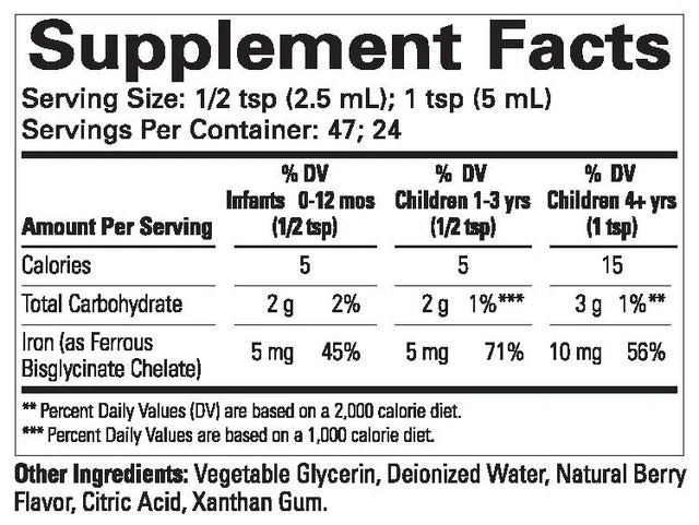 Childlife Liquid Iron 4 fl oz 118ml