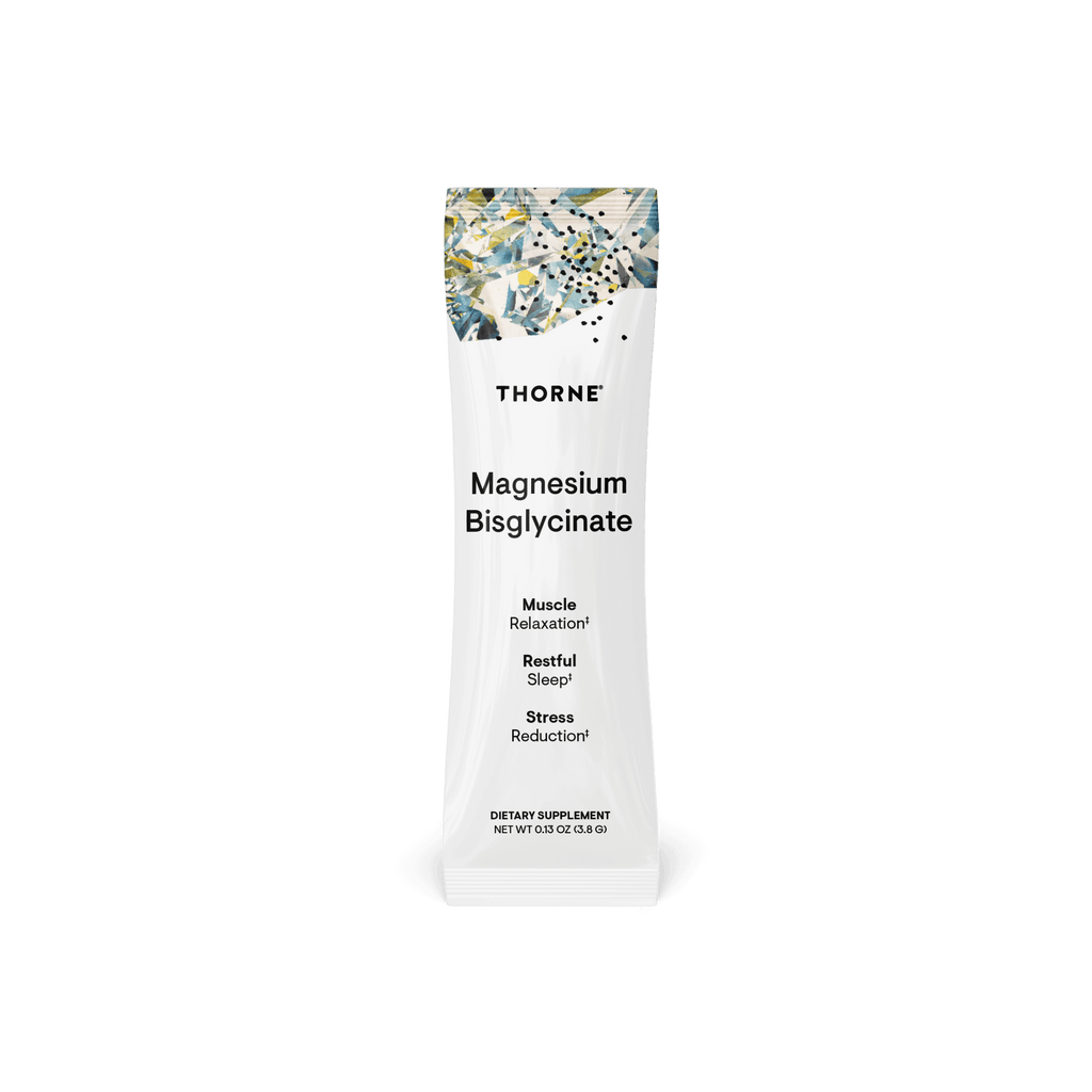 Thorne Magnesium Bisglycinate Travel Packs 30 Stick Packs