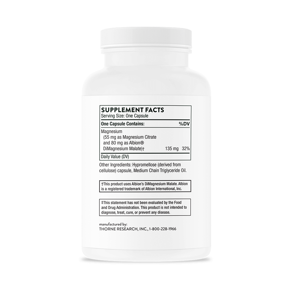 Thorne Magnesium CitraMate – 90 Capsules