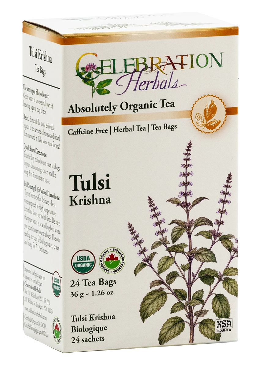 Celebration Herbals Organic Tulsi Krishna Tea – 24 Tea Bags