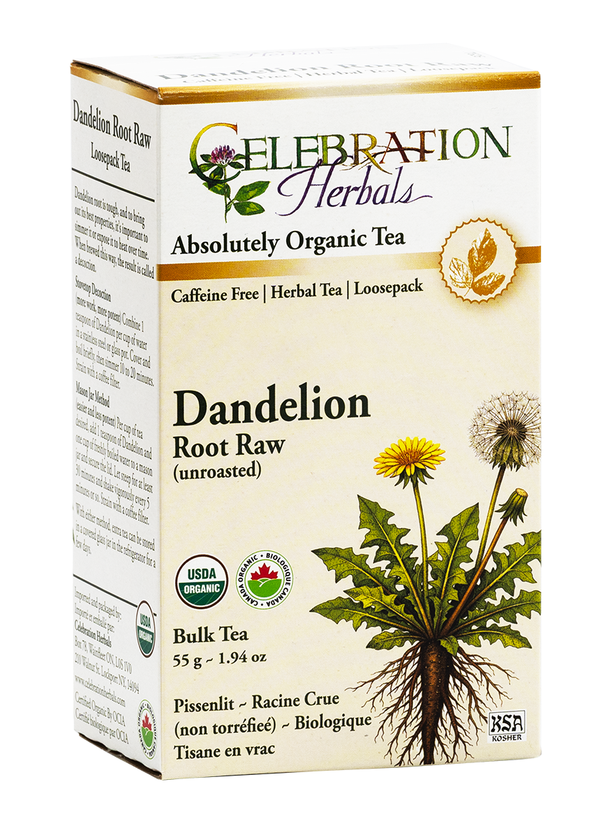 Celebration Herbals Organic Dandelion Root Raw Tea – 55 g