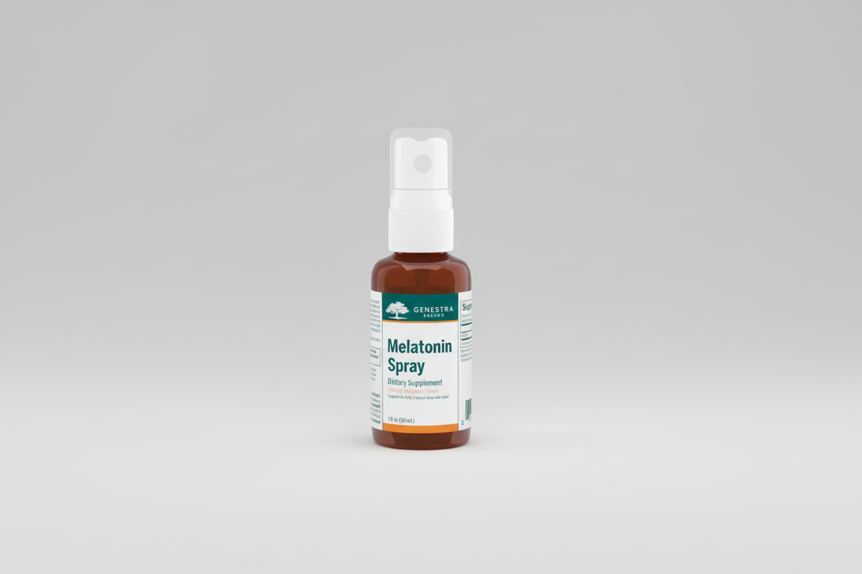 Genestra Brands Melatonin Spray Natural Spearmint Flavor - 1 fl. oz (30 ml)