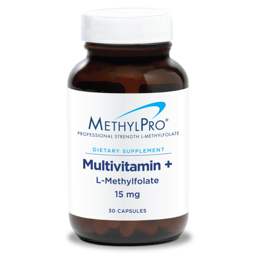 MethylPro Multivitamin + 15 mg L-Methylfolate — 30 Capsules bottle