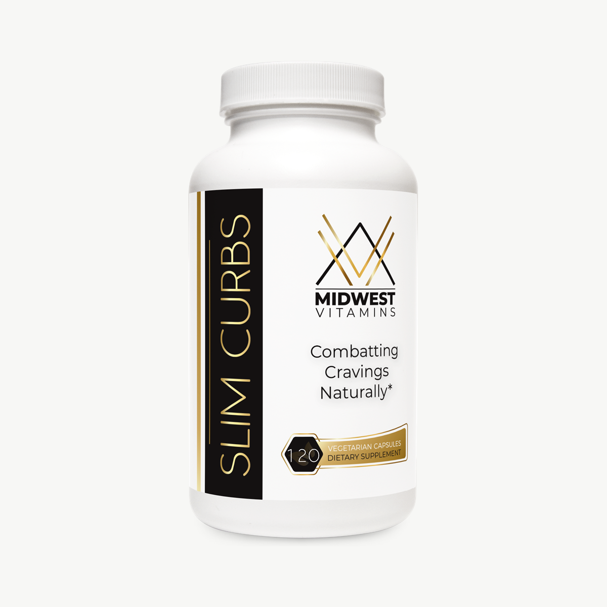 Midwest Vitamins Slim Curbs 120 Vegetarian Capsules front product image