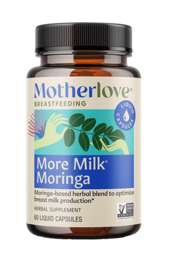 Motherlove More Milk Moringa 60 Capsules packaging