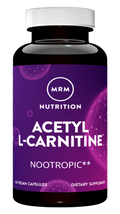 MRM Acetyl L-Carnitine 500 mg 60 Capsules package