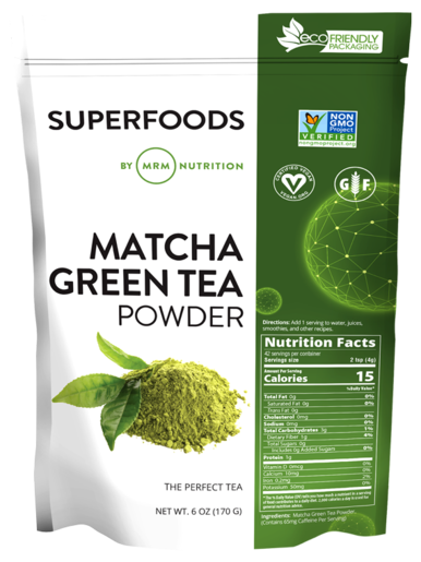 MRM Matcha Green Tea Powder 6 oz package