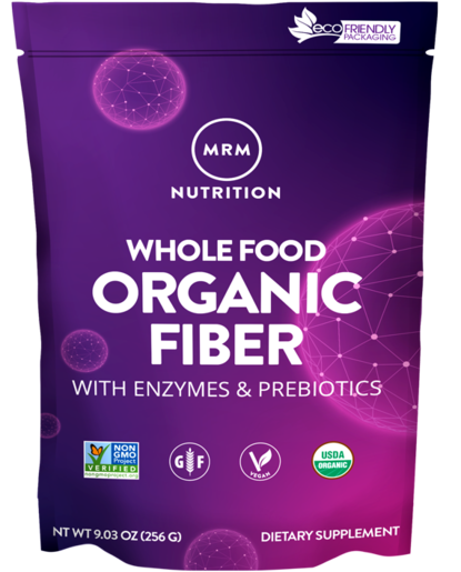 MRM Whole Food Organic Fiber 256 g package