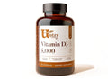 Utzy Naturals Natural D3 5000 IU 60 Capsules official front image