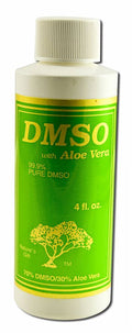 Nature's Gift 70% DMSO Liquid with Aloe Vera - 4 fl oz, front package label