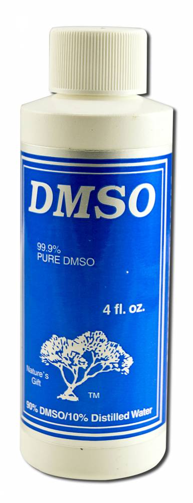 Nature's Gift 90% DMSO Liquid with Distilled Water - 4 fl oz, front package label