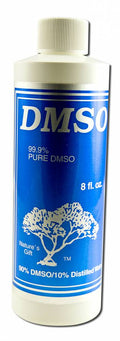 Nature's Gift 90% DMSO Liquid with Distilled Water - 8 fl oz, front package label