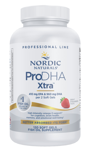Nordic Naturals ProDHA Xtra 120 Softgels package