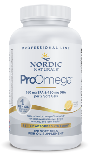 Nordic Naturals ProOmega 120 Softgels package