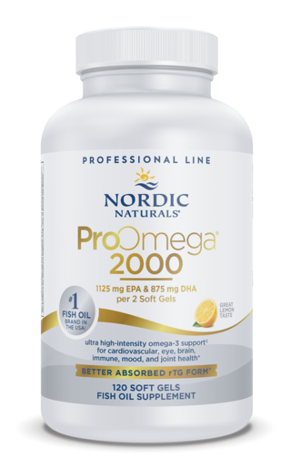 Nordic Naturals ProOmega 2000 120 Softgels package