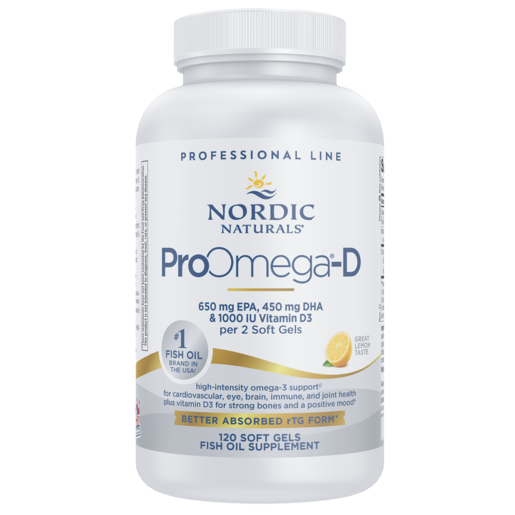 Nordic Naturals ProOmega-D 120 Softgels bottle