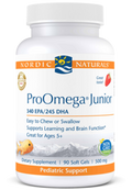 Nordic Naturals ProOmega Junior Strawberry 90 Softgels package