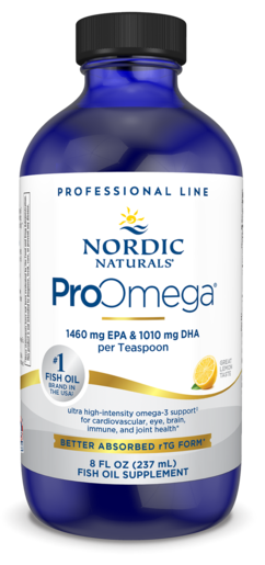 Nordic Naturals ProOmega Lemon 8 fl oz bottle