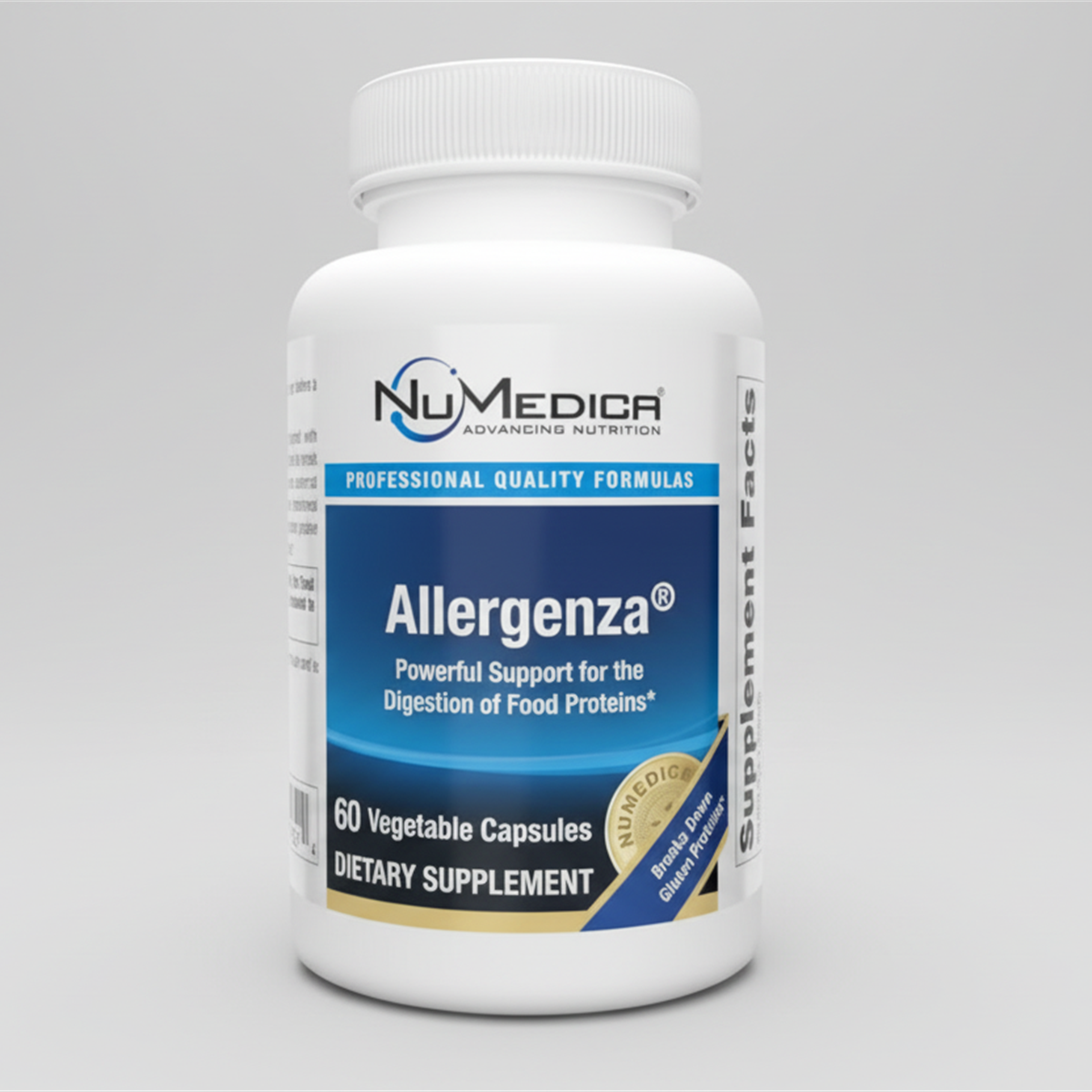 NuMedica Allergenza 60 Vegetable Capsules official full-bottle front image