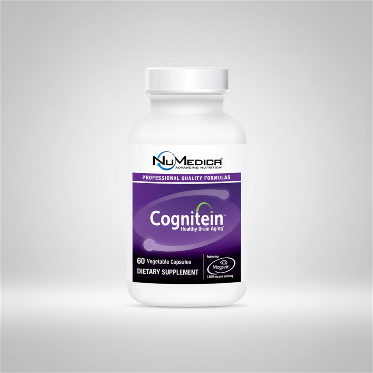 NuMedica Cognitein 60 Vegetable Capsules official full-bottle front image