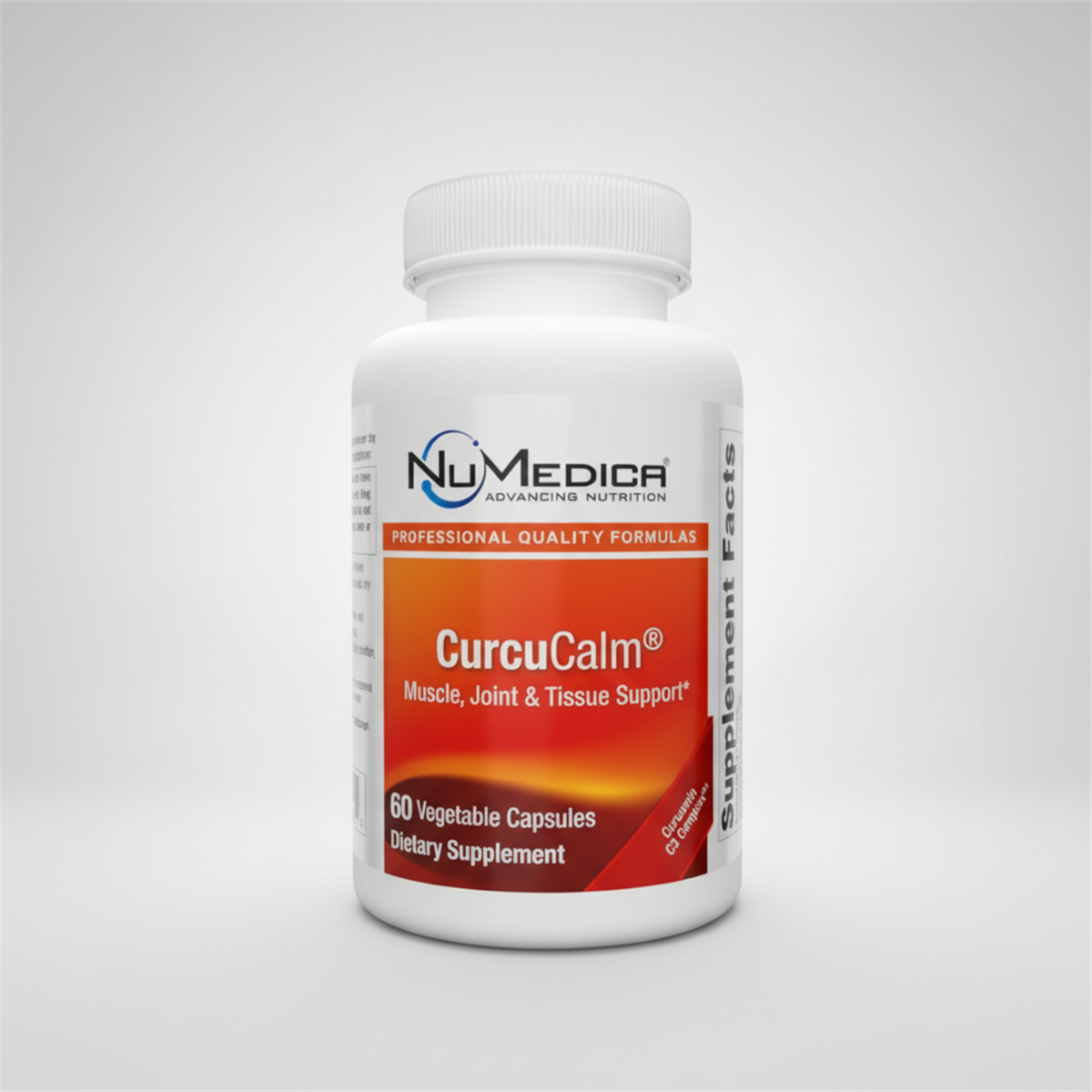NuMedica CurcuCalm 60 Vegetable Capsules official full-bottle front image