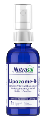 Nutrasal LipoZome-B 2 fl oz spray bottle