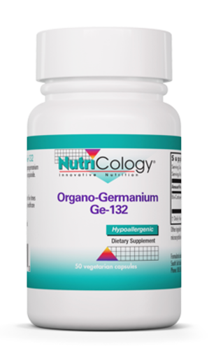 NutriCology Organo-Germanium Ge-132 50 capsules bottle