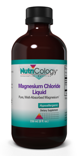 NutriCology Magnesium Chloride Liquid 8 fl oz bottle