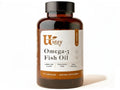 Utzy Naturals Omega-3 Fish Oil 60 Softgels official front image