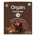 Orgain Organic Protein Snack Bar Peanut Butter Chocolate Chunk 12 Bars packaging
