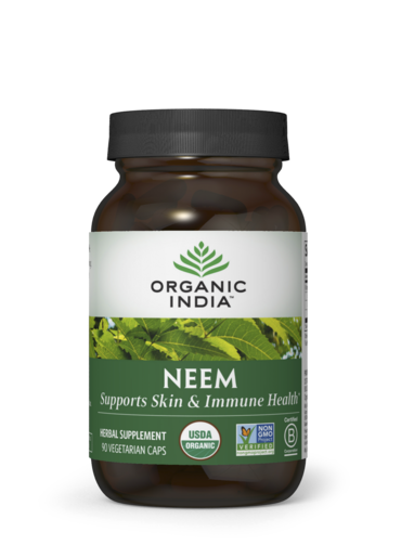 Organic India Neem 90 Capsules – package front