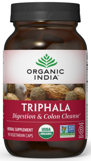 Organic India Triphala 90 Capsules – package front