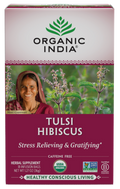 Organic India Tulsi Hibiscus 18 Bags – package front