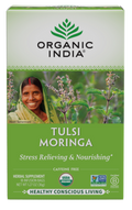 Organic India Tulsi Moringa 18 Bags – package front