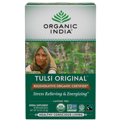 Organic India Tulsi Original 18 Bags – package front