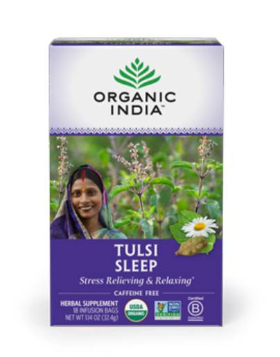 Organic India Tulsi Sleep 18 Bags – package front