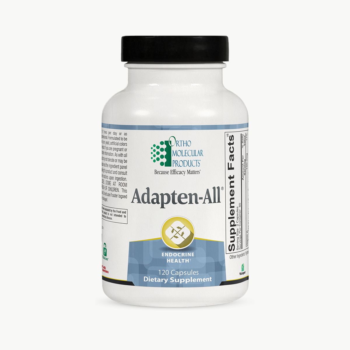 Ortho Molecular Products Adapten-All 120 Capsules official uniform front v5 1200x1200