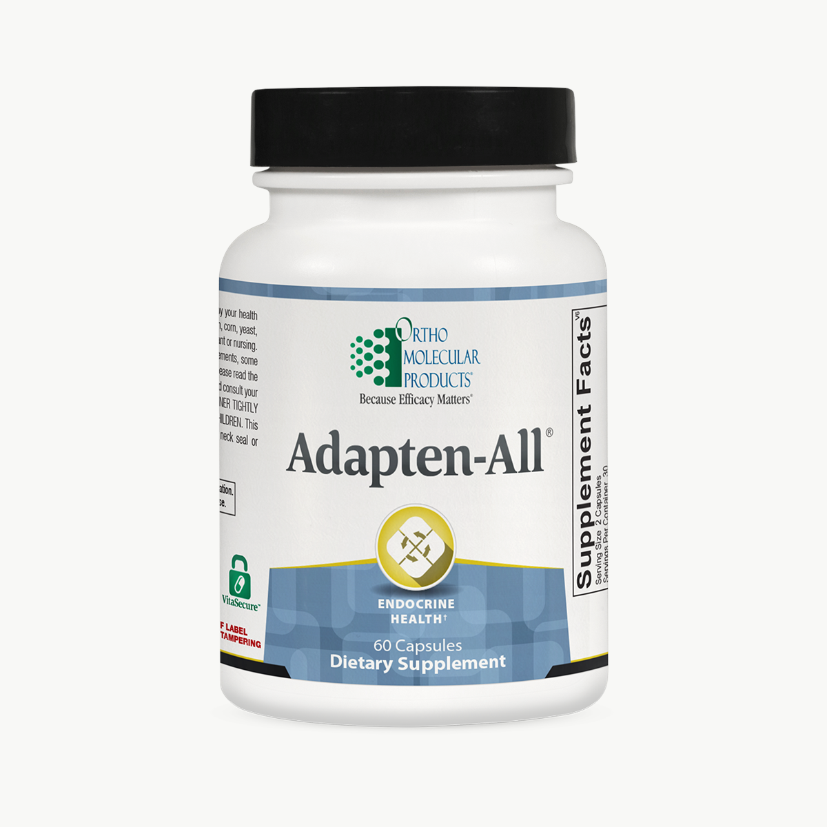 Ortho Molecular Products Adapten-All 60 Capsules official uniform front v5 1200x1200