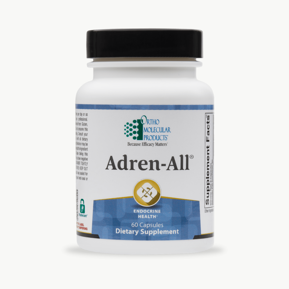 Ortho Molecular Products Adren-All 60 Capsules official uniform front v5 1200x1200