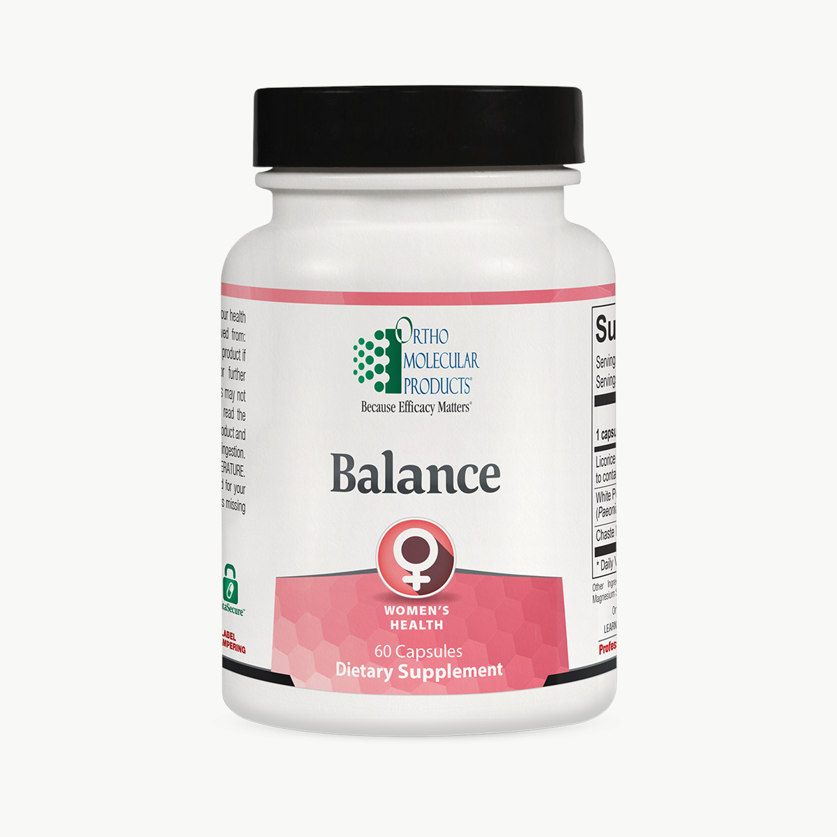 Ortho Molecular Balance 60 Capsules official uniform front v5 1200x1200