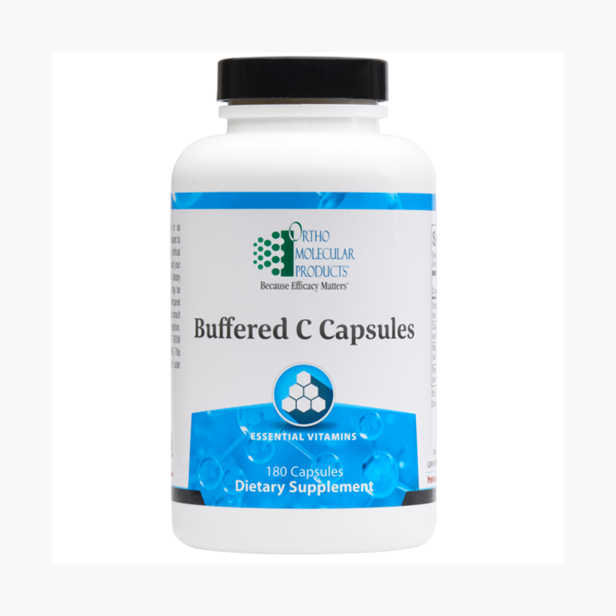 Ortho Molecular Products Buffered C 180 Capsules official uniform front v5 1200x1200