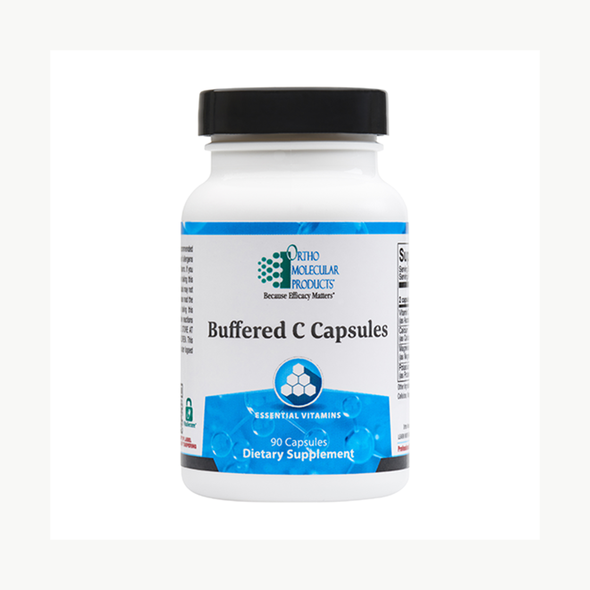 Ortho Molecular Products Buffered C 90 Capsules official uniform front v5 1200x1200