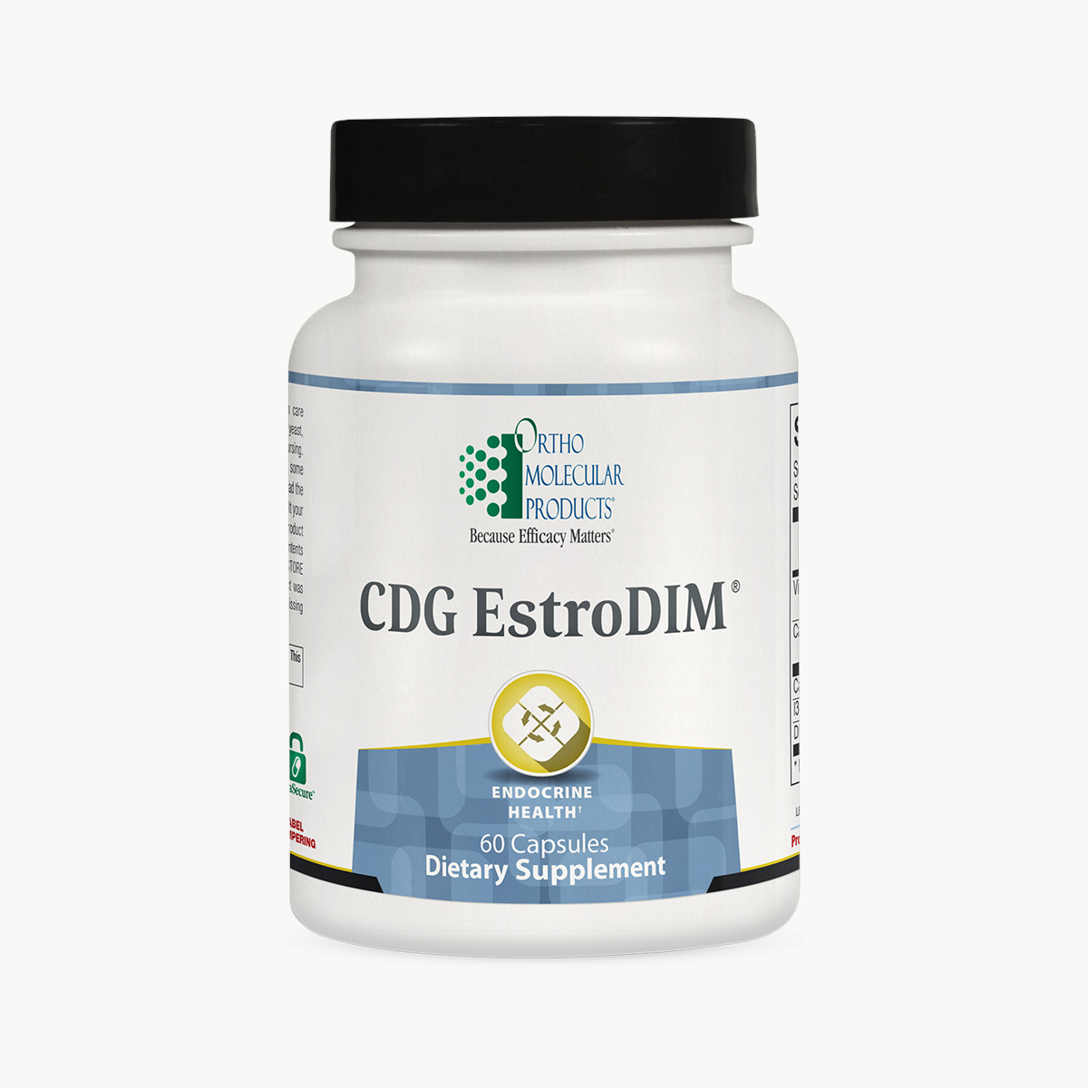 Ortho Molecular Products CDG EstroDIM 60 Capsules official uniform front v5 1200x1200