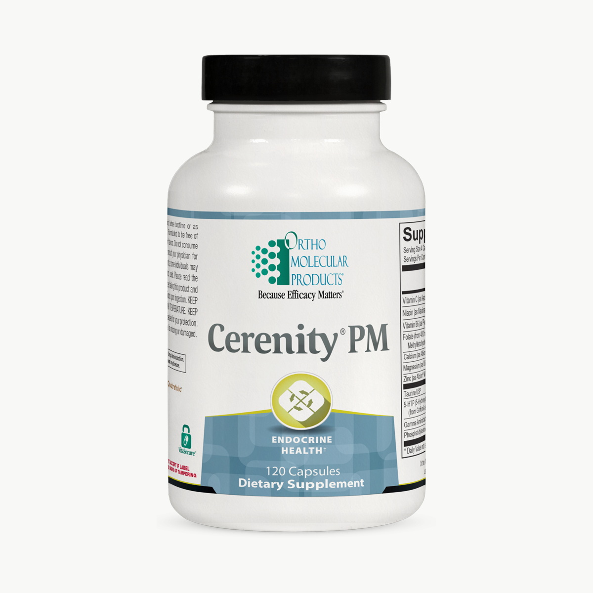 Ortho Molecular Products Cerenity PM 120 Capsules official uniform front v5 1200x1200