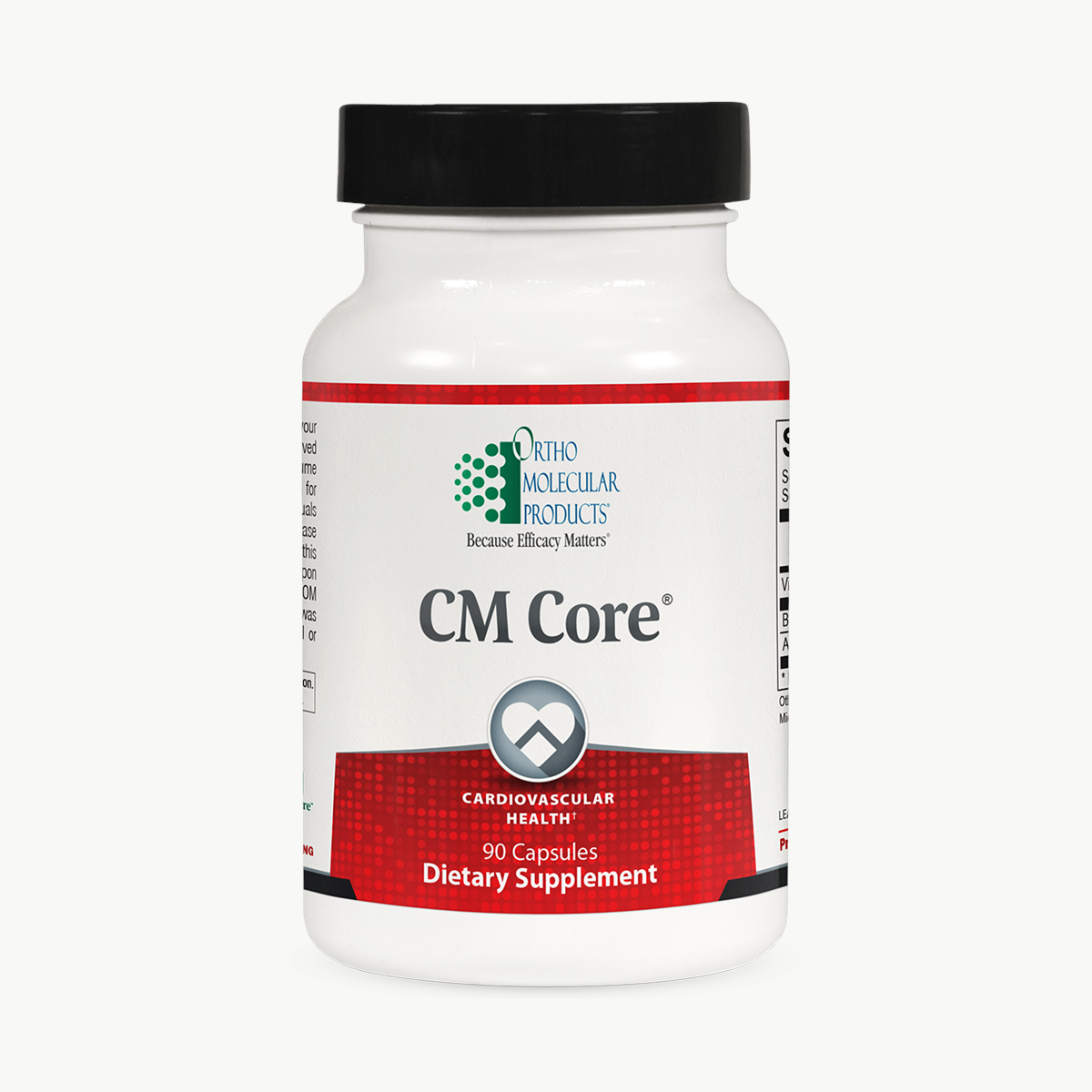 Ortho Molecular Products CM Core 90 Capsules official uniform front v5 1200x1200