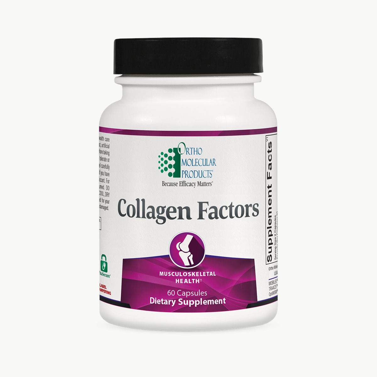 Ortho Molecular Products Collagen Factors 60 Capsules official uniform front v5 1200x1200