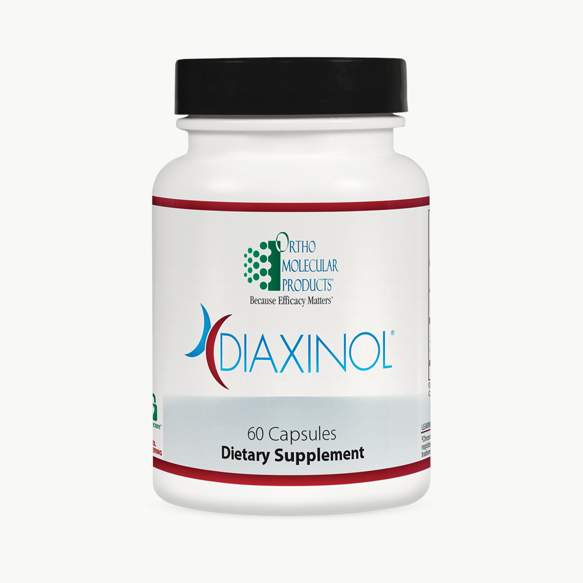 Ortho Molecular Products Diaxinol 60 Capsules official uniform front v5 1200x1200